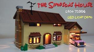 Lego 71006 The Simpsons House LED Installed Demo