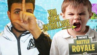 INTROLLSIVE SUCKS AT FORTNITE!?!?