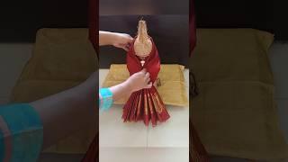 Margashirsh Guruvar Pooja Decoration/Drapping Sareeto Lakshmi #margashirshalaxmipuja #shorts#pooja