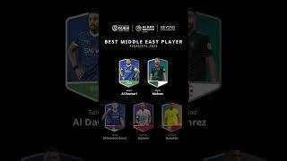 BEST MIDDLE EAST PLAYER finalists for the #GlobeSoccer Dubai Awards 2024 