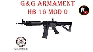 [ОБЗОР] G&G ARMAMENT - HB16 MOD 0 AEG airsoft (страйкбол)