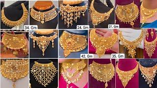 Fancy Necklace Set | Gold Choker Necklace Designs 2024 |Gold Necklace Design |Necklace Set #vlog #65