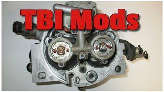 TBI mods, how to get the most power and Horse Power from your TBI engine.