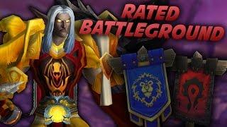 SPIN TO WIN - Prot Warrior Rated Battleground (Eye of the Storm) - WoW Legion Season 1 PvP Gameplay