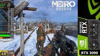 Metro Exodus Extreme Settings , Ultra Ray tracing , DLSS 4K | RTX 3090 | Ryzen 3950X OC