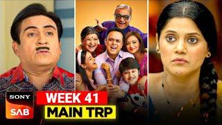 Sab TV Week 41 TRP - Sony Sab Week 37 Main TRP