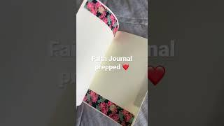 Repurposing a plan notebook to a faith journal ️ #faithjournal #simplifiedplan #journal
