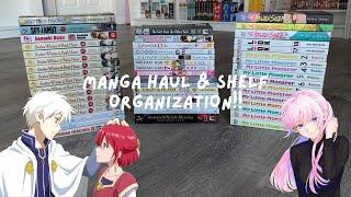 manga haul & shelf organization!! 