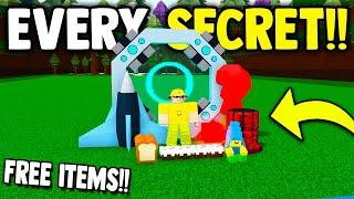 *EVERY* SECRET (items) | Build a Boat for Treasure ROBLOX