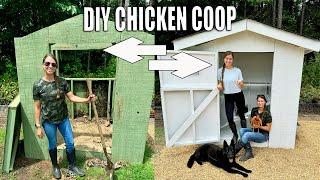 From an OLD blind to a NEW Chicken Coop | DIY Repurposing Project