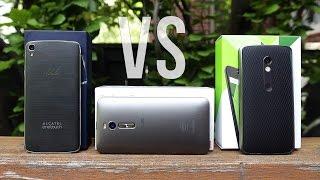 Moto X Play vs. ASUS Zenfone 2 vs. Alcatel Onetouch Idol 3