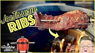 Are Rotisserie Ribs The SECRET To BETTER Flavour?  Kamado Joe JoeTisserie Rib Test