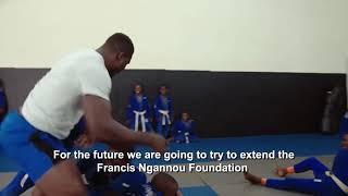 Francis “The Predator” Ngannou vs. A bunch of kids