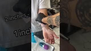 Tattoo Sizes GuideSo you never get confused with sizes again!#tattoo #tattooartist #traditional