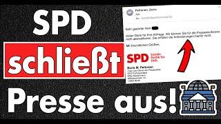 SPD schließt Presse aus! Pressefreiheit ist im Willy-Brandt-Haus abgeschafft! Anforderungskatalog?