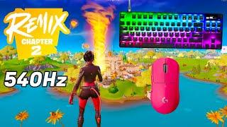 SteelSeries Apex Pro Mini ASMR  Solo Gameplay  Satisfying Keyboard Fortnite 360 FPS 4K