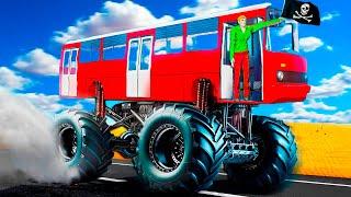 Я ПОСТРОИЛ АВТОБУС MONSTER TRUCK! [The Long Drive]