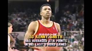 Kenny Smith (25 Points) Vs Michael Jordan (34 Points) 3-25-1991