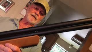 Air venturi avenger 25 cal wood stock unboxing.