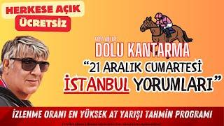 CANLI YAYIN | 21 Aralık İstanbul Koşu Yorumları | Vefa Abi İle Dolu Kantarma