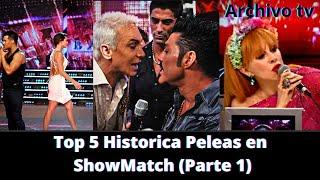 Top 5 Historica Peleas en ShowMatch - Archivo Tv