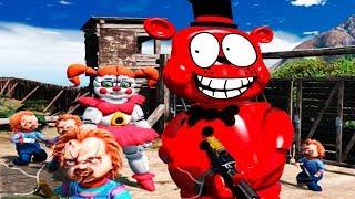 ADVENTURES OF THE ANIMATRONICS CHUCK AND JELLY VALERA CARTOON GAME FNAF Animation 5 nights Freddy