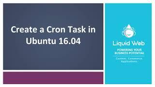 How to Create a Cron Task in Ubuntu