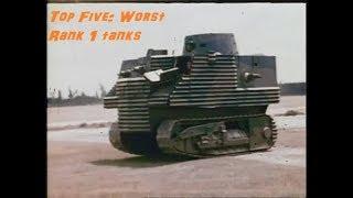 War Thunder: Top five worst tanks of rank 1