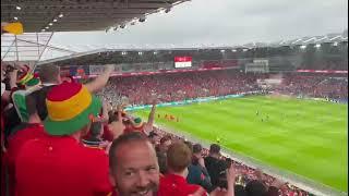 Gareth Bale first goal Wales vs Ukraine World Cup play-off 2022