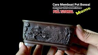 Making a Mame Relief Bonsai Pot