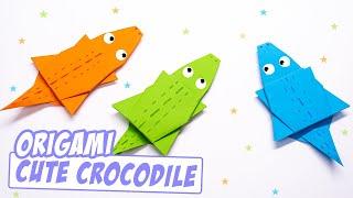 Easy Origami Paper Crocodile || How to make origami Crocodile