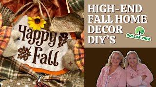 Transform Dollar Tree Items into High-End Fall Home Décor: Budget-Friendly DIY Ideas