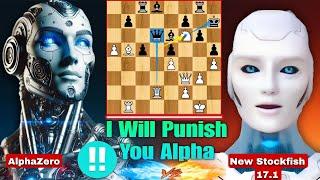 Stockfish Vs AlphaZero: AlphaZero Challenged The New Stockfish 17.1 In An Epic Chess Game | Chess