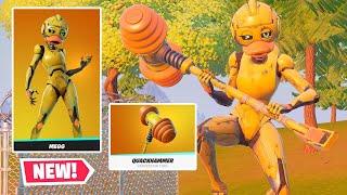 New MEGG Skin & QUACKHAMMER Pickaxe Gameplay in Fortnite!