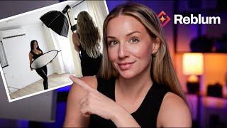 Easy 2-Light Headshot Setup + Fast Photo Editing with Reblum