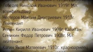 Список пропавших без вести  бойцов и командиров РККА найденых в 2000-2019 годах