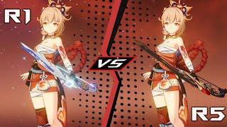 Yoimiya Rust R5 and Amos' Bow R1 Showdown