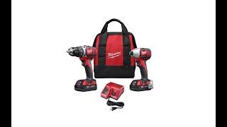 Milwaukee M18™ Cordless LITHIUM ION 2 Tool Combo Kit | #Milwaukee #Compact Drill #Impact Driver