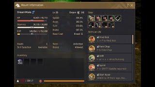 Bdo - Finally i finish my krogdalo horse gear + 5ap the last piece..!!!