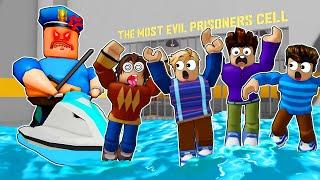 Sulu Barry Hapishanesinden Kaçıyoruz - Roblox WATER BARRY'S PRISON RUN!