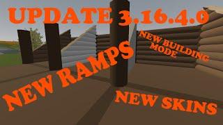 Unturned - Update 3.16.4.0 - New skins, new building mode, new ramps and more!!