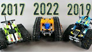 LEGO Technic Tracked Racer Comparison! 42065, 42095, and 42140