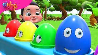 Surprise Eggs Kids Song | BluLoo Nursery Rhymes & Kids Songs