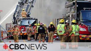 'Terrifying' fire rips through Old Montreal building, police investigating.