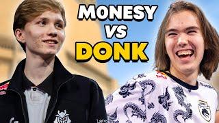 "DONK YOU ARE INSANE!!" - M0NESY VS DONK, KYOUSUKE & BAZ!! (ENG SUBS) | CS2