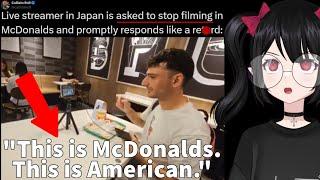 Entitled Streamer LOSES IT In Japanese McDonalds