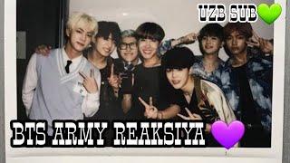 BTS [Uzb Sub] ARMY Reaksiya ARMY bilan birga bo'lgan paytlar