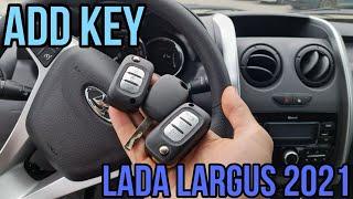 Чип ключ Lada Largus 2021 сделать дубликат автоключа зажигания в Минске