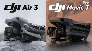 DJI Air 3 Vs DJI Mavic 3 Pro Comparison