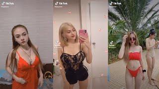 Hot Thailand Girls Boobs challenge TikTok Compilation of Dancer ( @pipearr ) #08